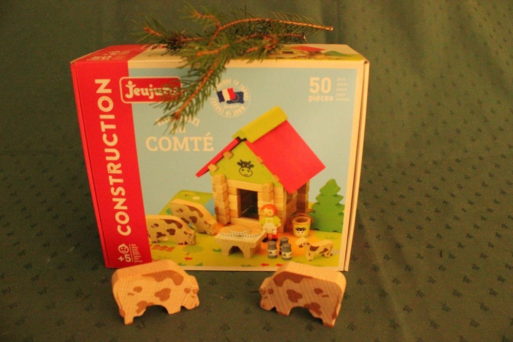Jeujura Maison Du Comte - Gioco Di Costruzioni In Legno 50 Pezzi, Fabbricato In Francia, Per Bambini Dai 5 Anni