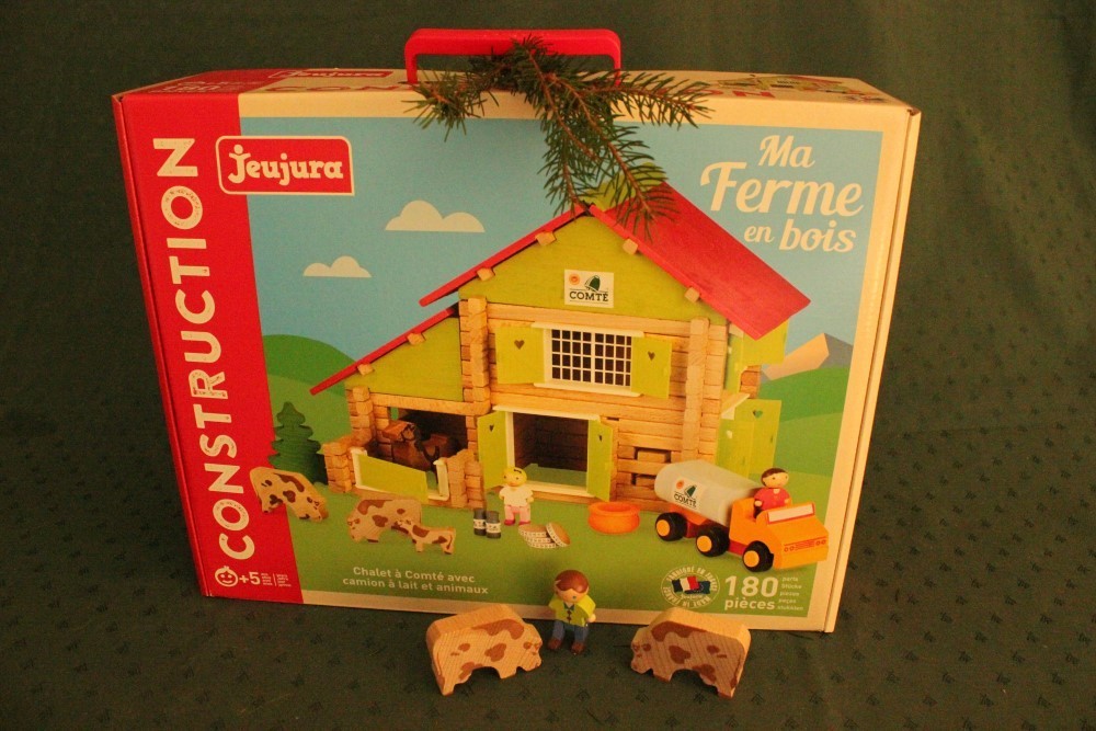 MA FERME 180 PIÈCES - Les jouets en bois MADE IN JURA - Fruitière
